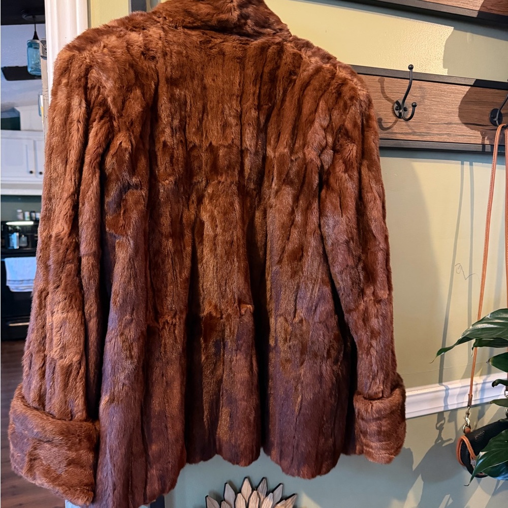Final Sale!! Bundle! ✨VINTAGE✨ Real Fur (Squirrel/weasel) Coat - Picture 3 of 12